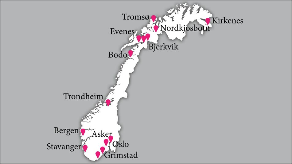Pronájem karavanů Norsko Pronájem karavanů Norsko