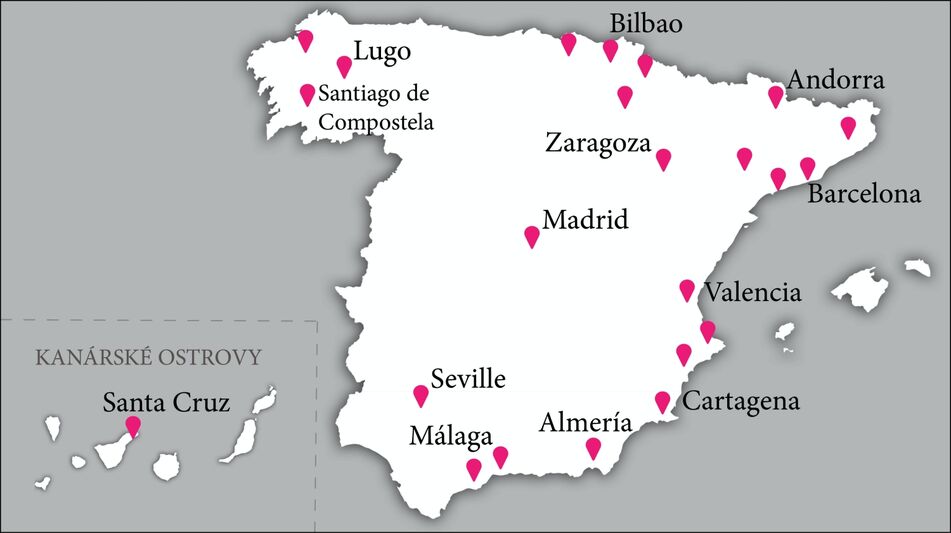 Pronájem karavanů Španělsko